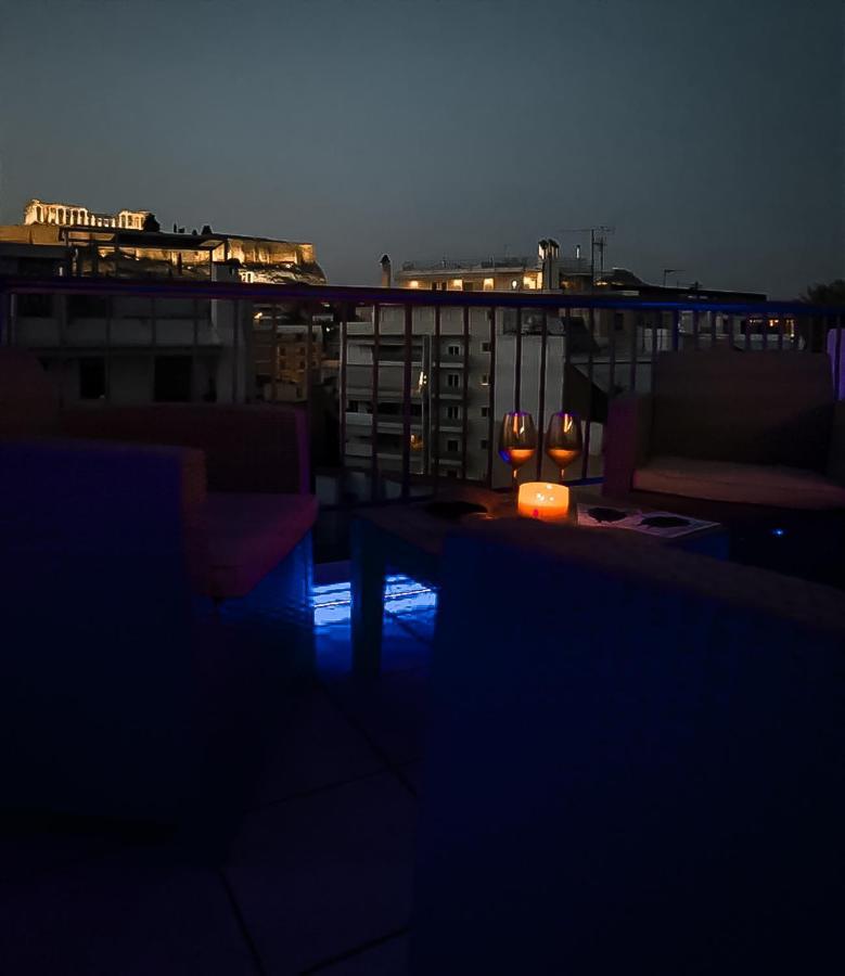 B 2 Luxury Suite Acropolis View Athens Privat Jacuzzi Kültér fotó